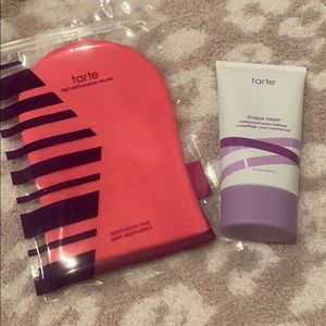 NWT Tarte shape waterproof body make up& mitt